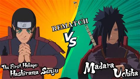 ᴴᴰ Hashirama: 1st Hokage vs Madara Uchiha ( Com vs Com ) Naruto ...