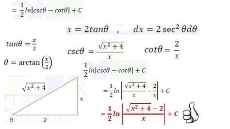 Integration by Trigonometric Substitution Part 2 - YouTube