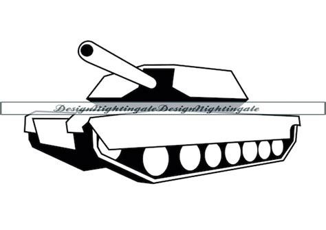 Tank Outline 2 SVG Tank SVG Militair Leger Tank Clipart - Etsy Nederland