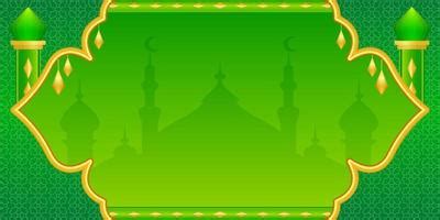 Islamic Background Green