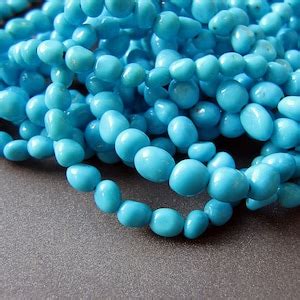 American Turquoise Organic Nuggets TINY 3-4mm Smooth - Etsy