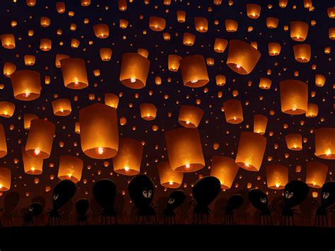 Sky Lanterns | Sky lanterns, Lantern wallpaper, Tangled lanterns