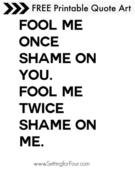 Quotes About Fool Me Once. QuotesGram