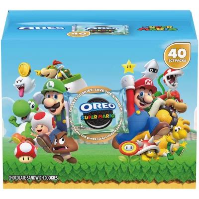 Super Mario OREO Chocolate Sandwich Cookies (40 pk.) - Sam's Club