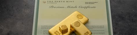 Asset Strategies International. Perth Mint - Certificate Program