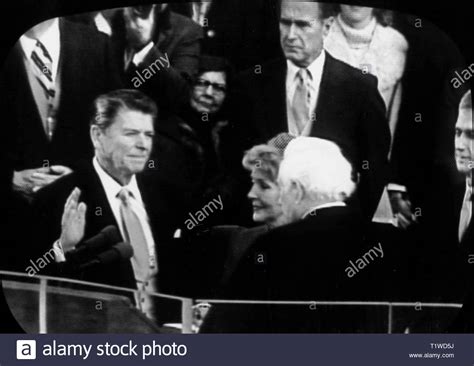 Inauguration Ronald Reagan Stock Photos & Inauguration Ronald Reagan ...