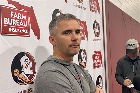 Florida State head coach Mike Norvell speaks after day 2 of spring ...