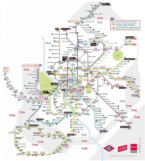 Madrid estrena los nuevos planos de la red de metro