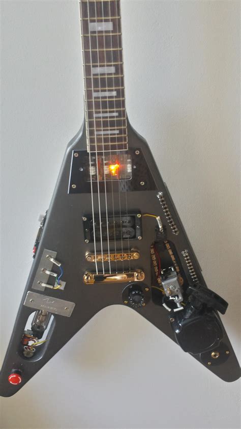 homemade industrial guitar by ChiefRat on DeviantArt