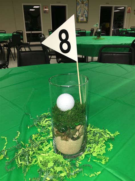 Golf themed party table decorations Golf Theme Party, Golf Birthday Party, 60th Birthday, Party ...