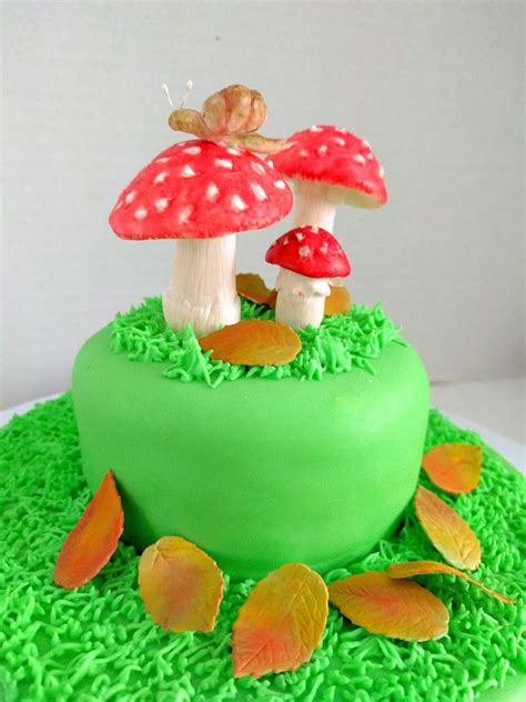 Magic Mushroom Mini Cake - CakeCentral.com