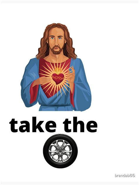 "jesus take the wheel" Sticker for Sale by brendab86 | Redbubble