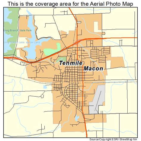 Aerial Photography Map of Macon, MO Missouri