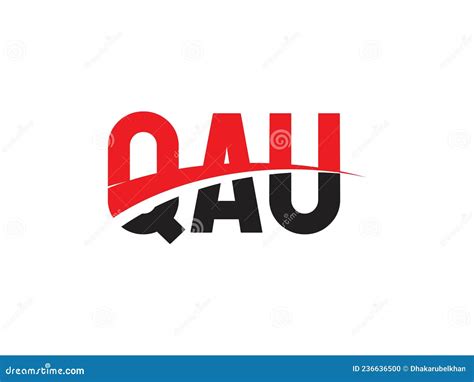 QAU Letter Initial Logo Design Vector Illustration Stock Vector ...