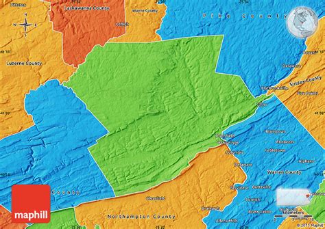 Political Map of Monroe County