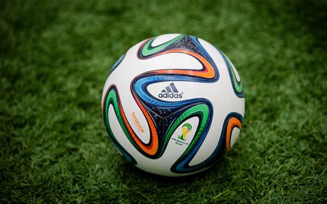 The Brazuca ball on the grass - Fifa World Cup