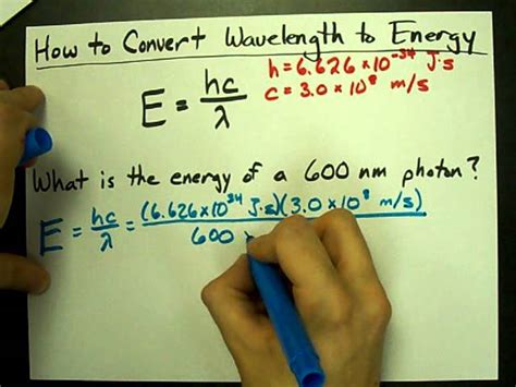 How to Calculate the Wavelength of a Photon in Nm