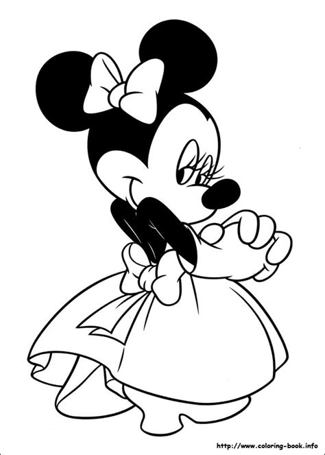 Mickey Mouse And Minnie Mouse Coloring Pages