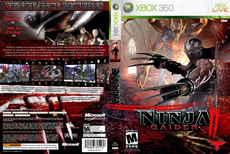 Ninja Gaiden II - XBOX 360 Game Covers - Ninja Gaiden 2 DVD NTSC Custom ...