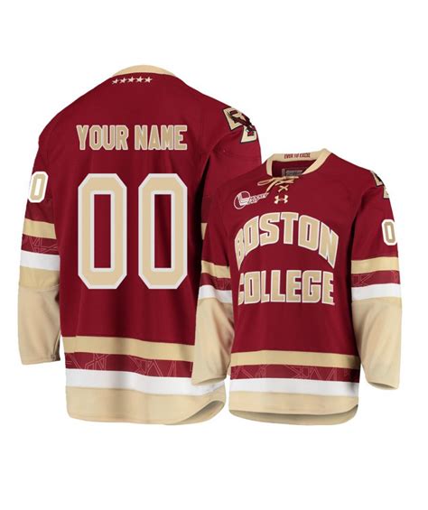 Custom Boston College Eagles Hockey Jerseys