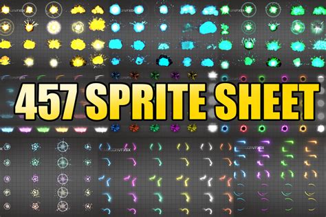 Mega Bundle Effects Sprite Sheet | 불 & 폭발 | Unity Asset Store