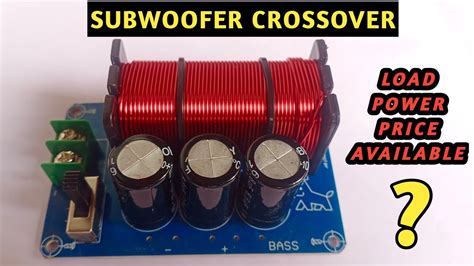 Subwoofer Crossover Details | How to Use Subwoofer Crossover | Subwoofer Crossover network kit ...