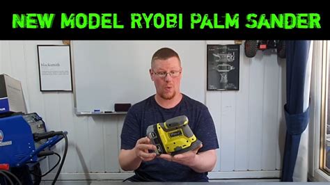 Ryobi palm Sander RPS18-0 (New model) - YouTube