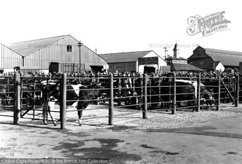 Photo of Melton Mowbray, The Cattle Market c.1955