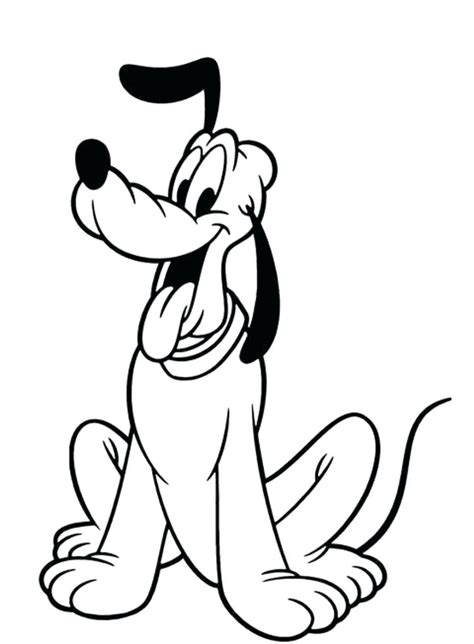 Pluto Cartoon Drawing at GetDrawings | Free download