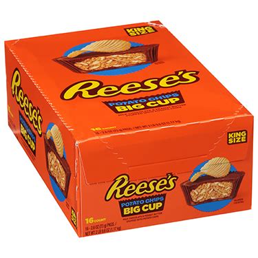 Reeses Big Cup Potato Chip King 16ct Box | Candy Retailer