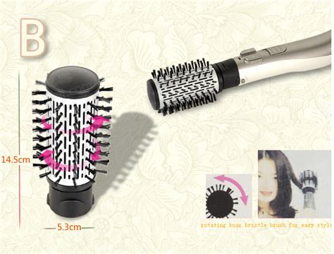 Wholesale 2016 Electric Automatic Rotating Multifunctional Hair Dryer Wet Brush Curly Beauty Set ...