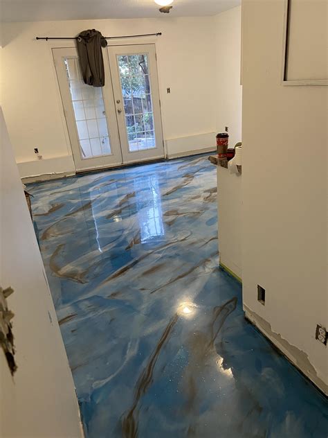 first try epoxy flooring in my basement : r/epoxy