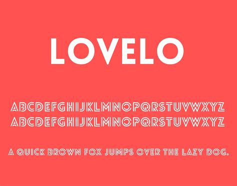 Lovelo Font