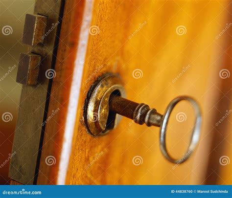 Antique door with keys stock photo. Image of iron, object - 44838760