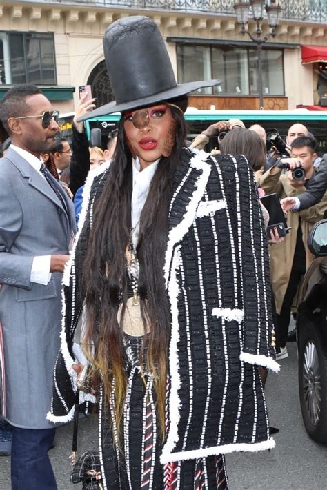 Erykah Badu - Thom Browne Fashion Show in Paris 10/03/2022 • CelebMafia