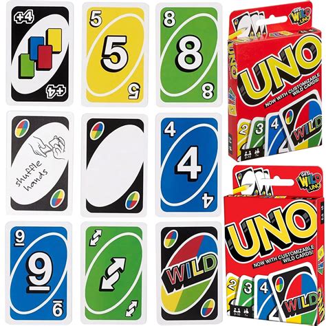 UNO-WILD-Card-Game-Mattel-Games-Genuine-Family-Funny-Entertainment ...