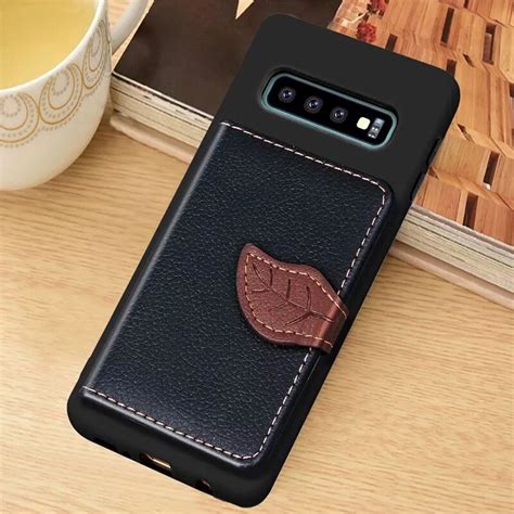Flip Leather Case For Samsung Galaxy S10 Plus Case Luxury Wallet Cover For Galaxy S10 Lite S10e ...