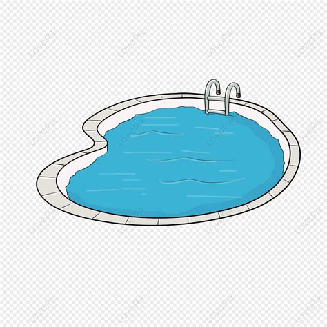 Summer Refreshing Swimming Pool Cartoon, Refreshing, Swimming Pool, Cartoon Swimming Pool PNG ...