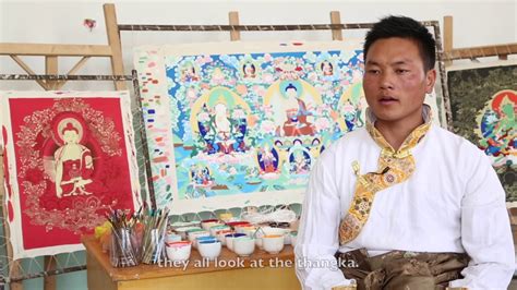 Tibetan Thangka Painting - YouTube