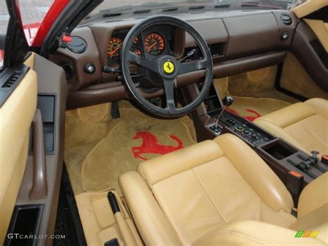 Tan Interior 1989 Ferrari Testarossa Standard Testarossa Model Photo ...