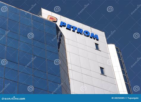 Petrom oil company editorial image. Image of exterior - 48258385