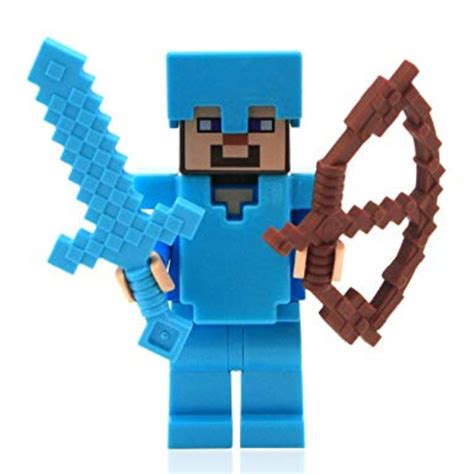 Top Lego Minecraft Steve With Diamond Armor And Sword Hd Wallpaper | My ...