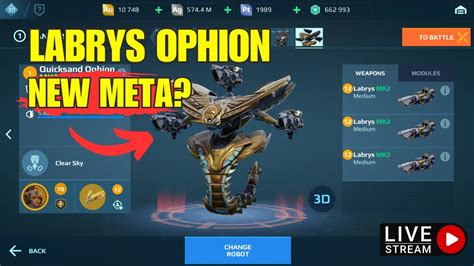 NEW! Quicksand Ophion Meta? (War Robots) Update 9.3 Review Colliders Event + Giveaway #WarRobots ...