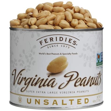 40oz Unsalted Virginia Peanuts, Unsalted Peanuts: Store Name