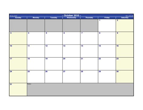 20 Microsoft Blank Calendar Template Images - Microsoft Word Calendar Template, Free Microsoft ...