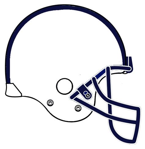 Football Helmet Outline #2 SVG, Football Helmet Clipart, Football ...