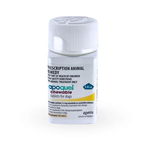 Apoquel Chewable 5.4mg (100 tablets)