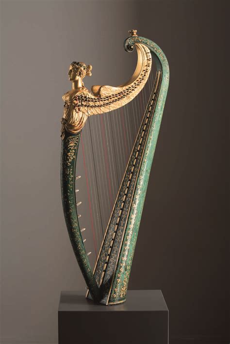 Irish harp by John Egan of Dublin, c.1821 | Celtic harp, Harp, Irish harp