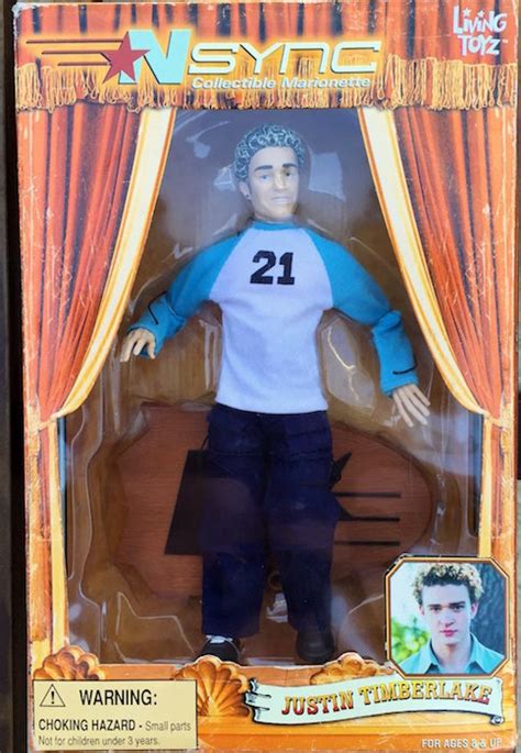 'NSync Collectible Marionette - Justin Timberlake Doll | Blingby