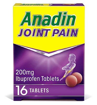 Anadin Joint Pain 200mg Ibuprofen – 16 Tablets